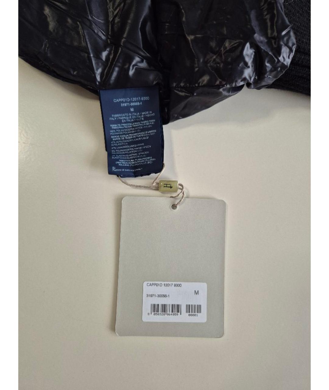 HERNO Черная синтетическая шапка, фото 6