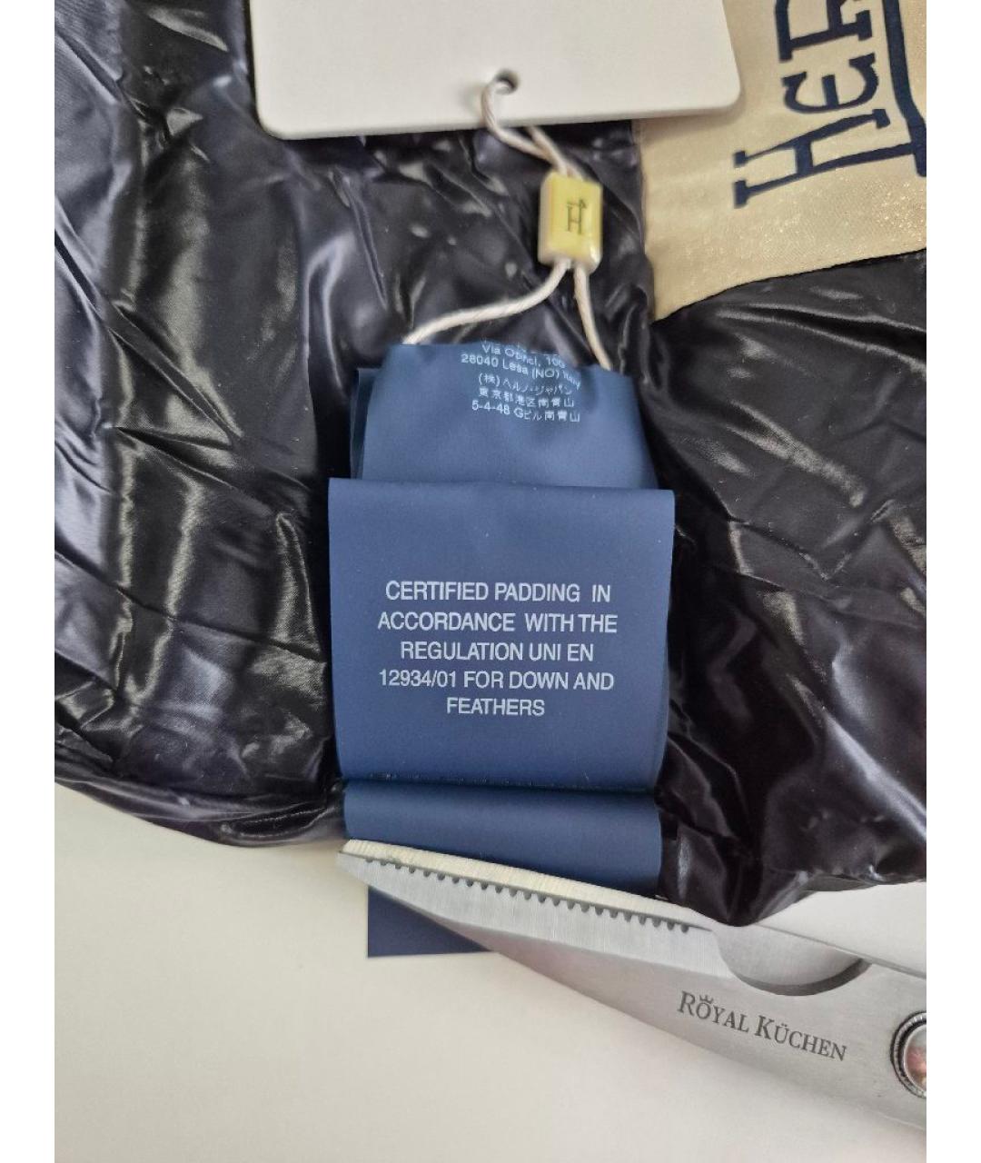 HERNO Черная синтетическая шапка, фото 8