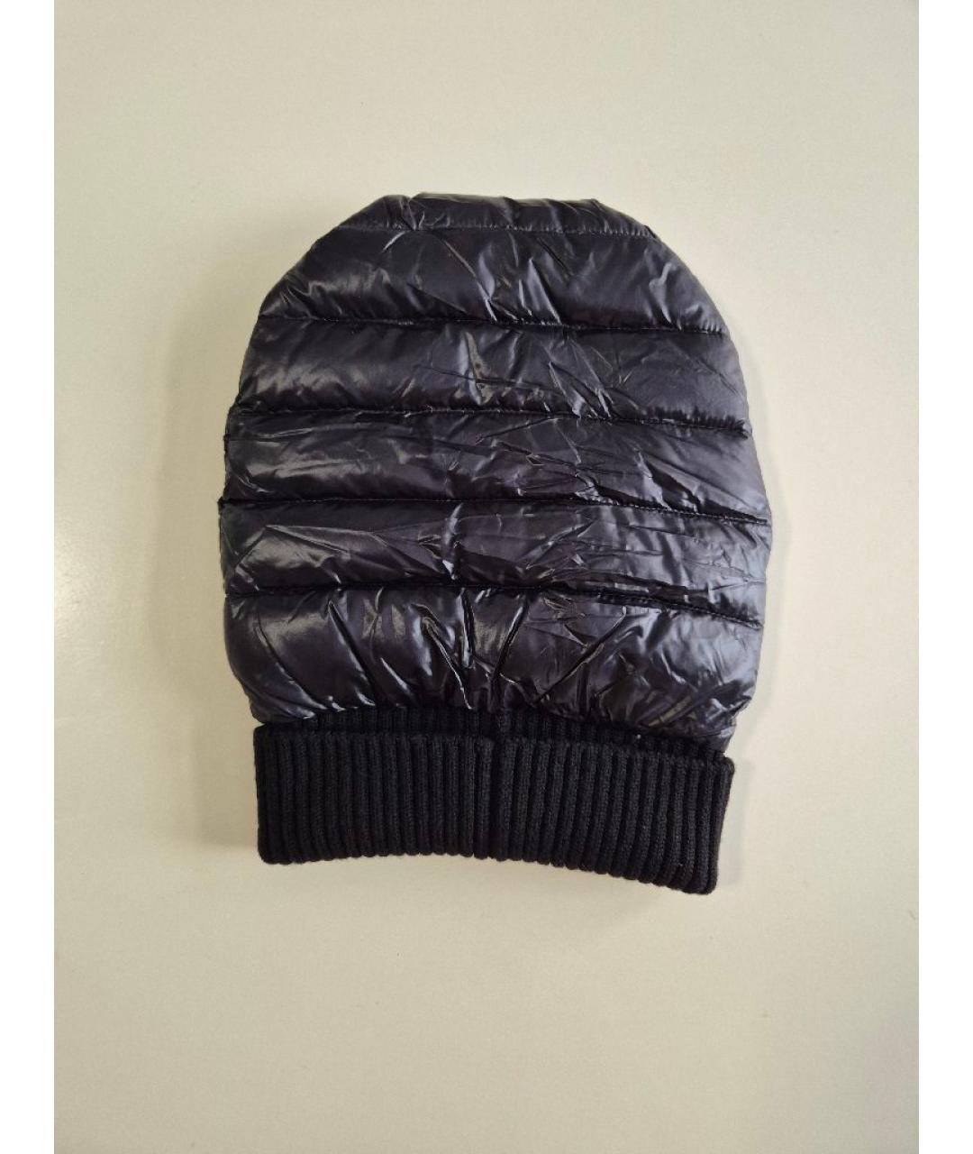 HERNO Черная синтетическая шапка, фото 4