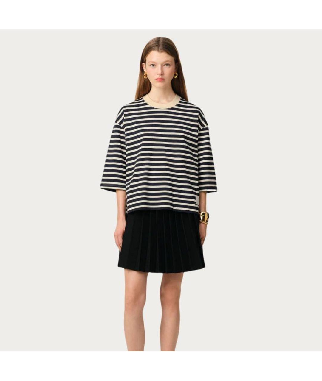 Ami Paris Черная хлопковая футболка, фото 2