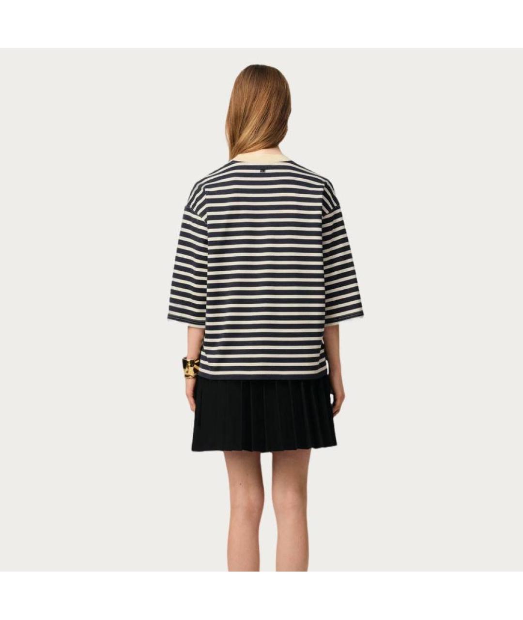 Ami Paris Черная хлопковая футболка, фото 3