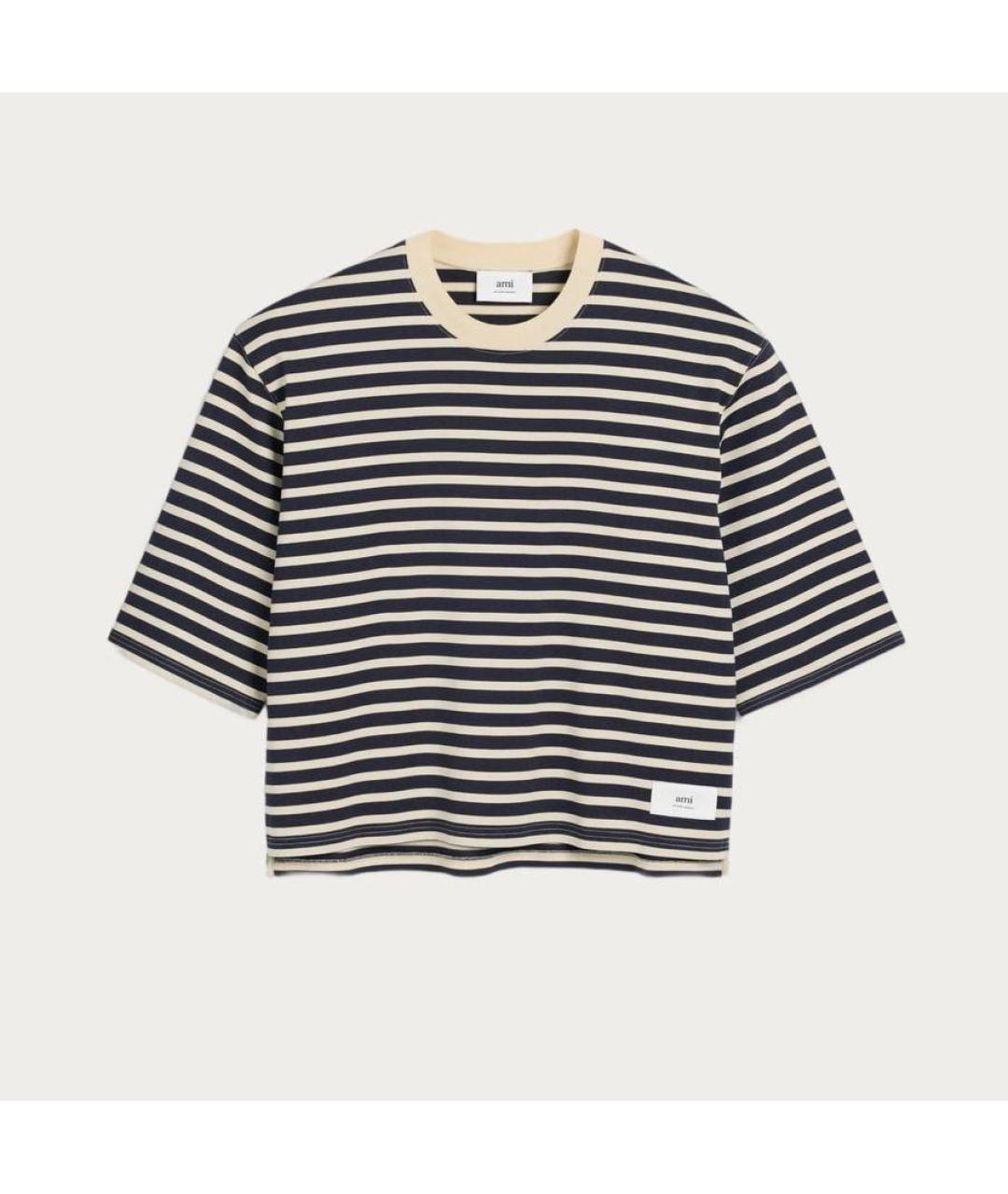 Ami Paris Черная хлопковая футболка, фото 4