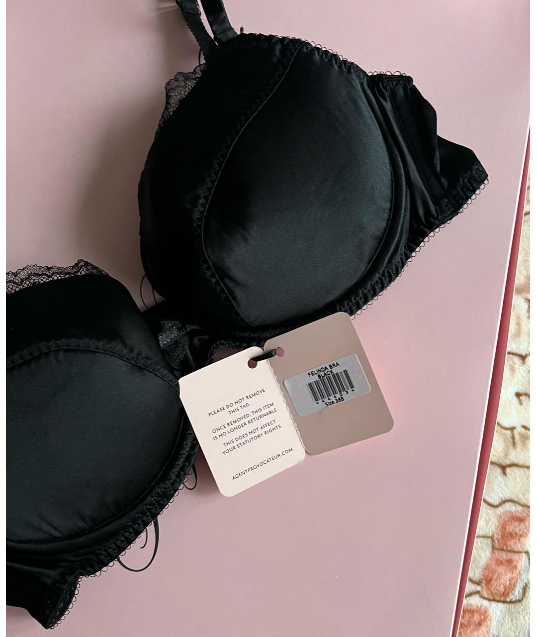 AGENT PROVOCATEUR Черный бюстгалтеры, фото 3