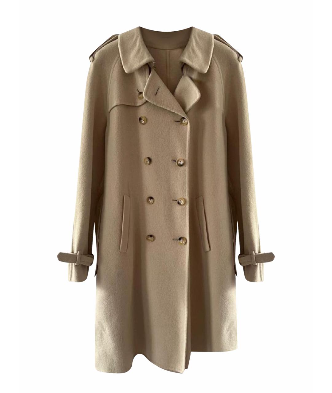 ERMANNO SCERVINO Бежевое пальто, фото 1