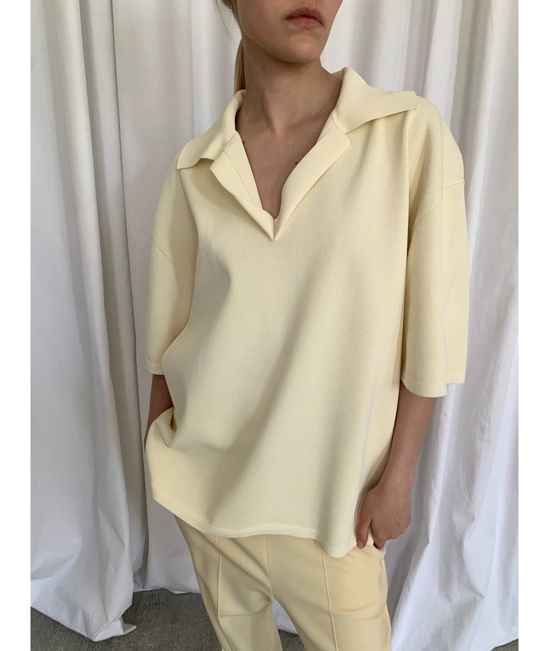 Ami Paris Бежевая вискозная футболка, фото 5