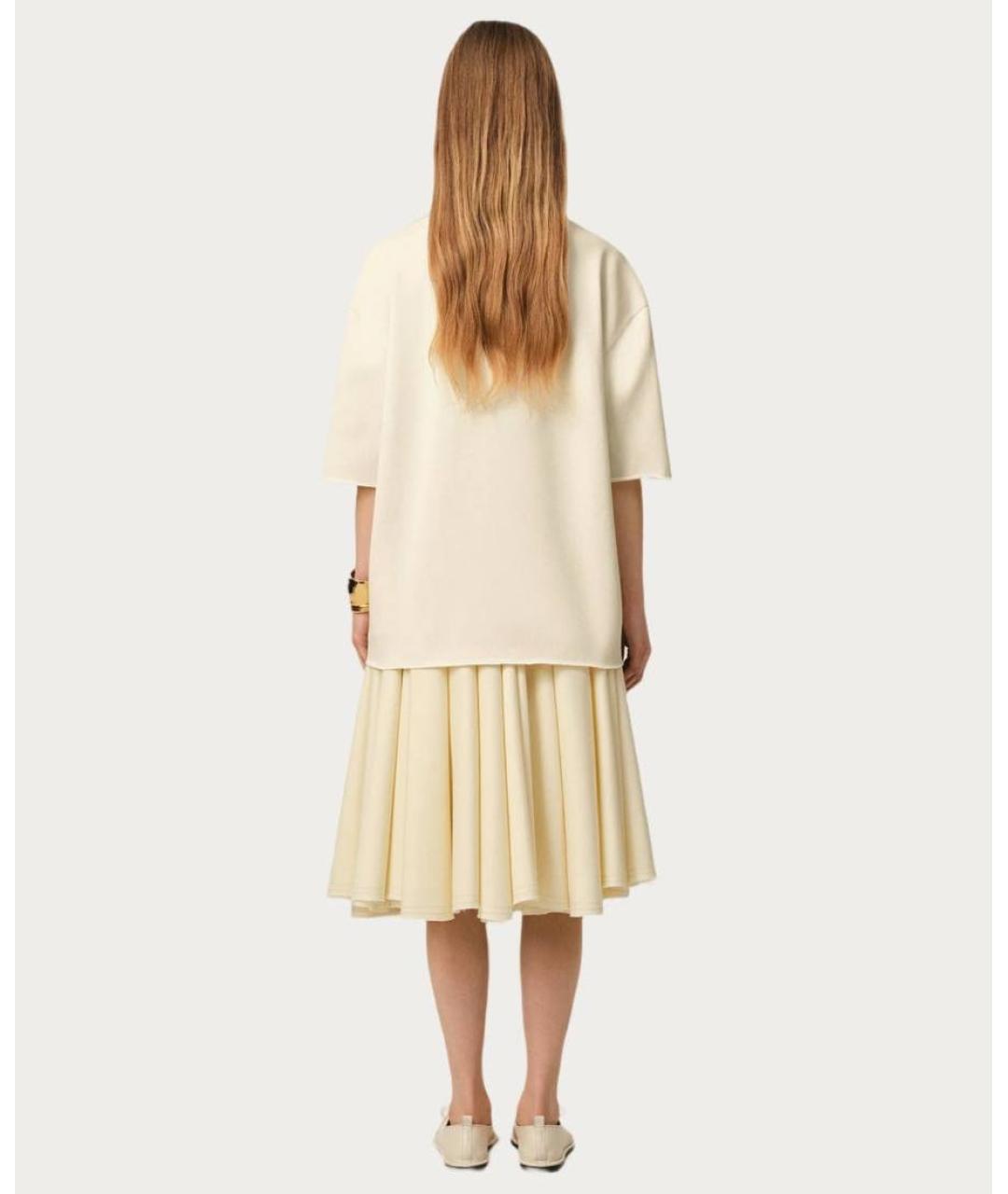 Ami Paris Бежевая вискозная футболка, фото 3