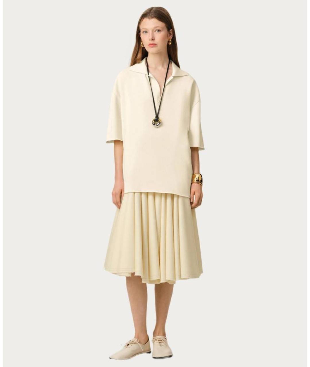 Ami Paris Бежевая вискозная футболка, фото 2