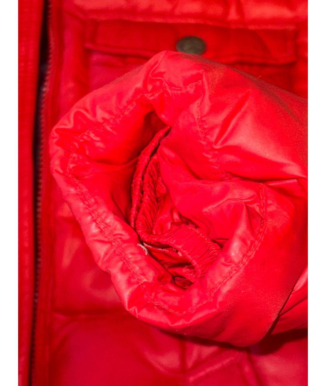 RALPH LAUREN Красная полиэстеровая куртка, фото 6