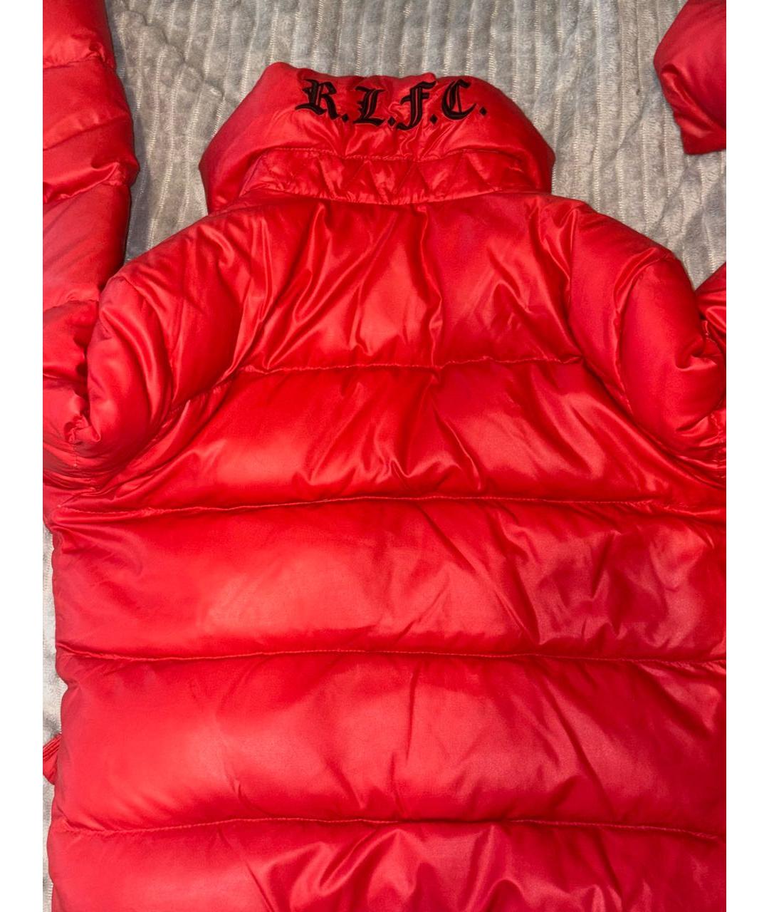 RALPH LAUREN Красная полиэстеровая куртка, фото 4