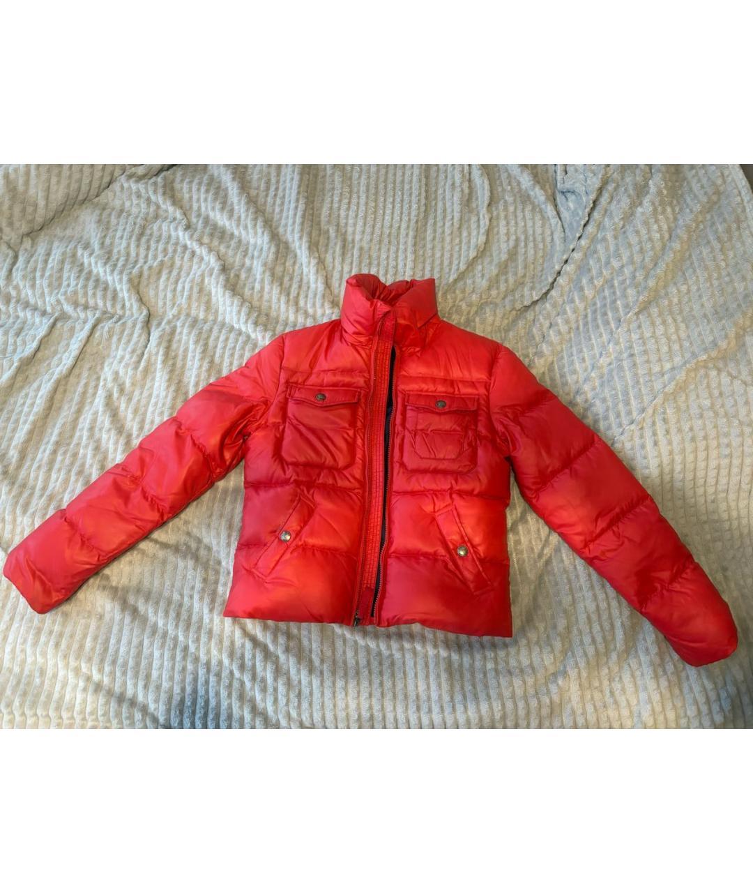 RALPH LAUREN Красная полиэстеровая куртка, фото 9