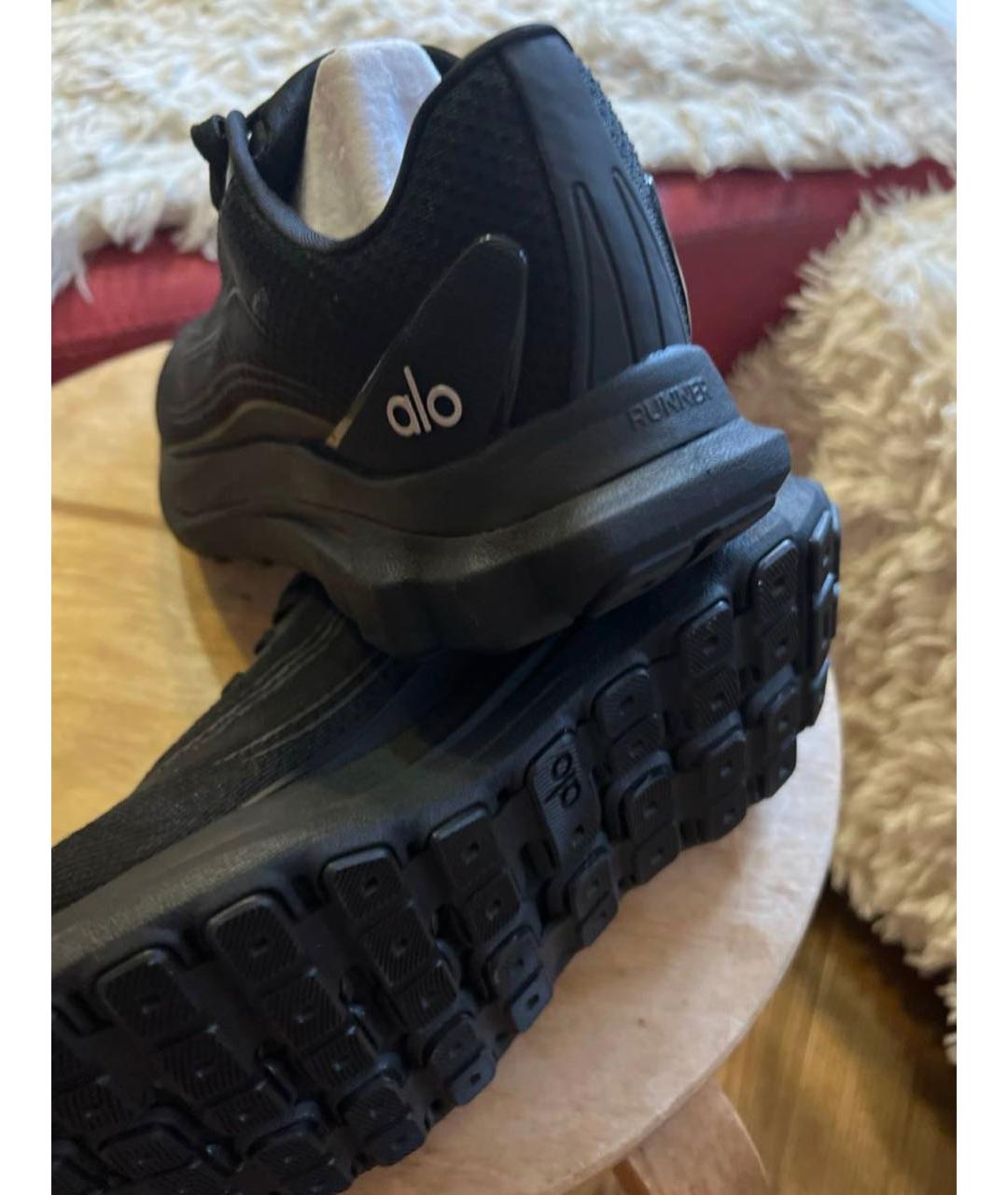 ALO YOGA Черные текстильные кроссовки, фото 3