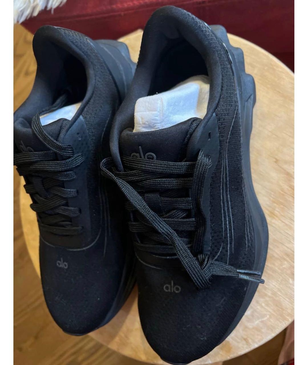 ALO YOGA Черные текстильные кроссовки, фото 2
