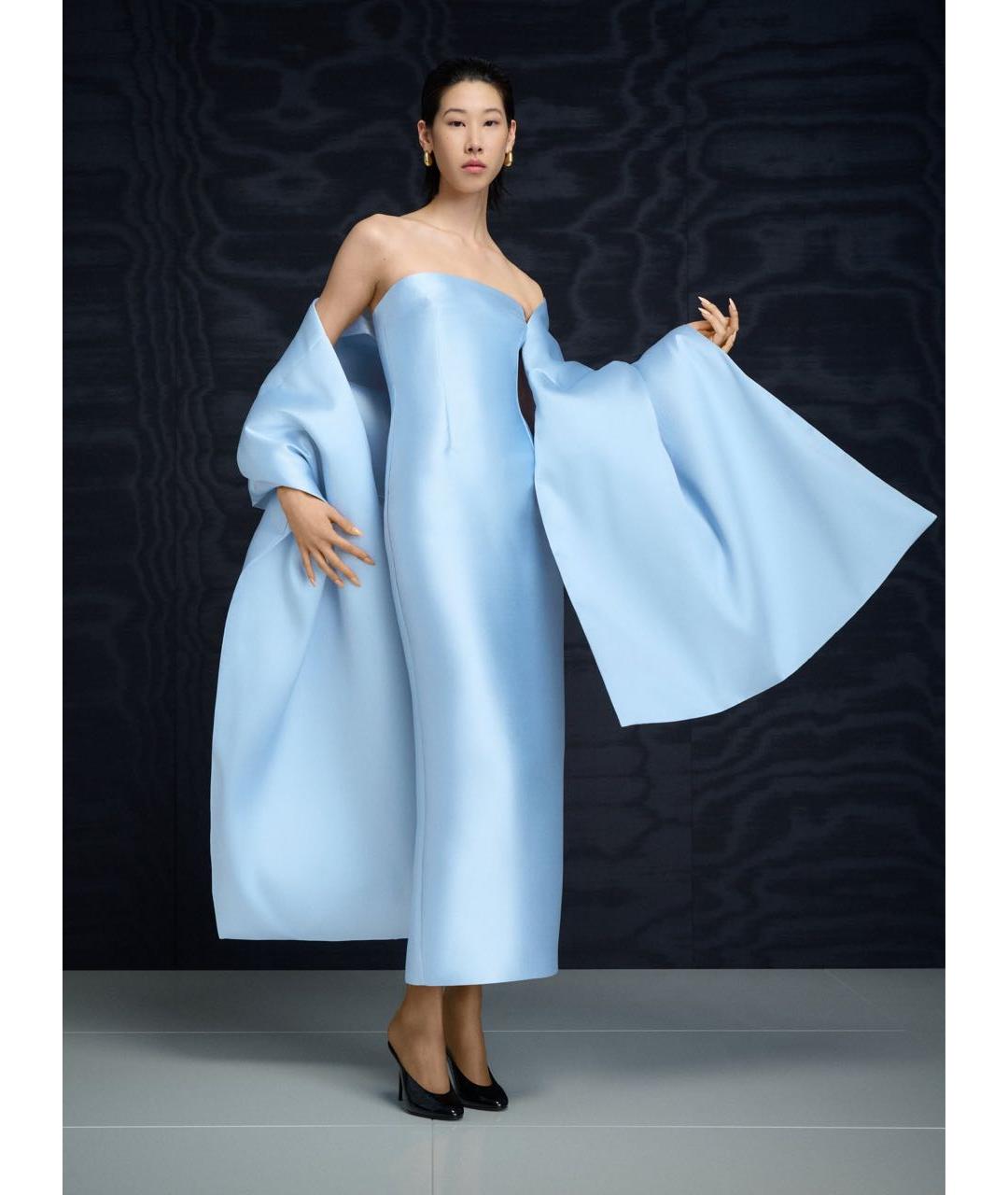 SOLACE LONDON Голубое вечернее платье, фото 2