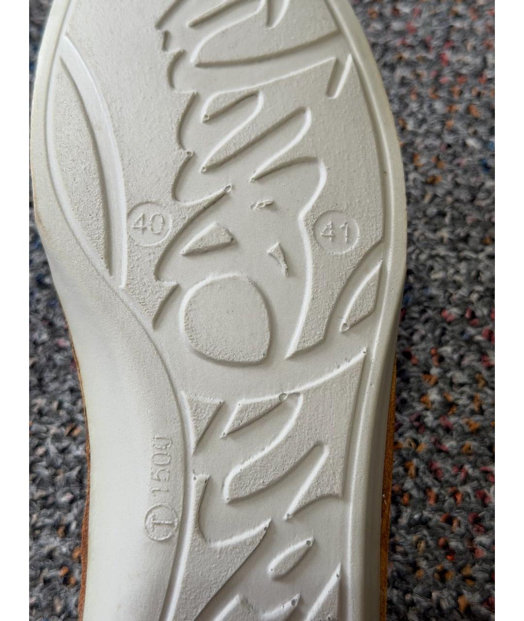 CHRISTIAN LOUBOUTIN Белые кожаные кеды, фото 5