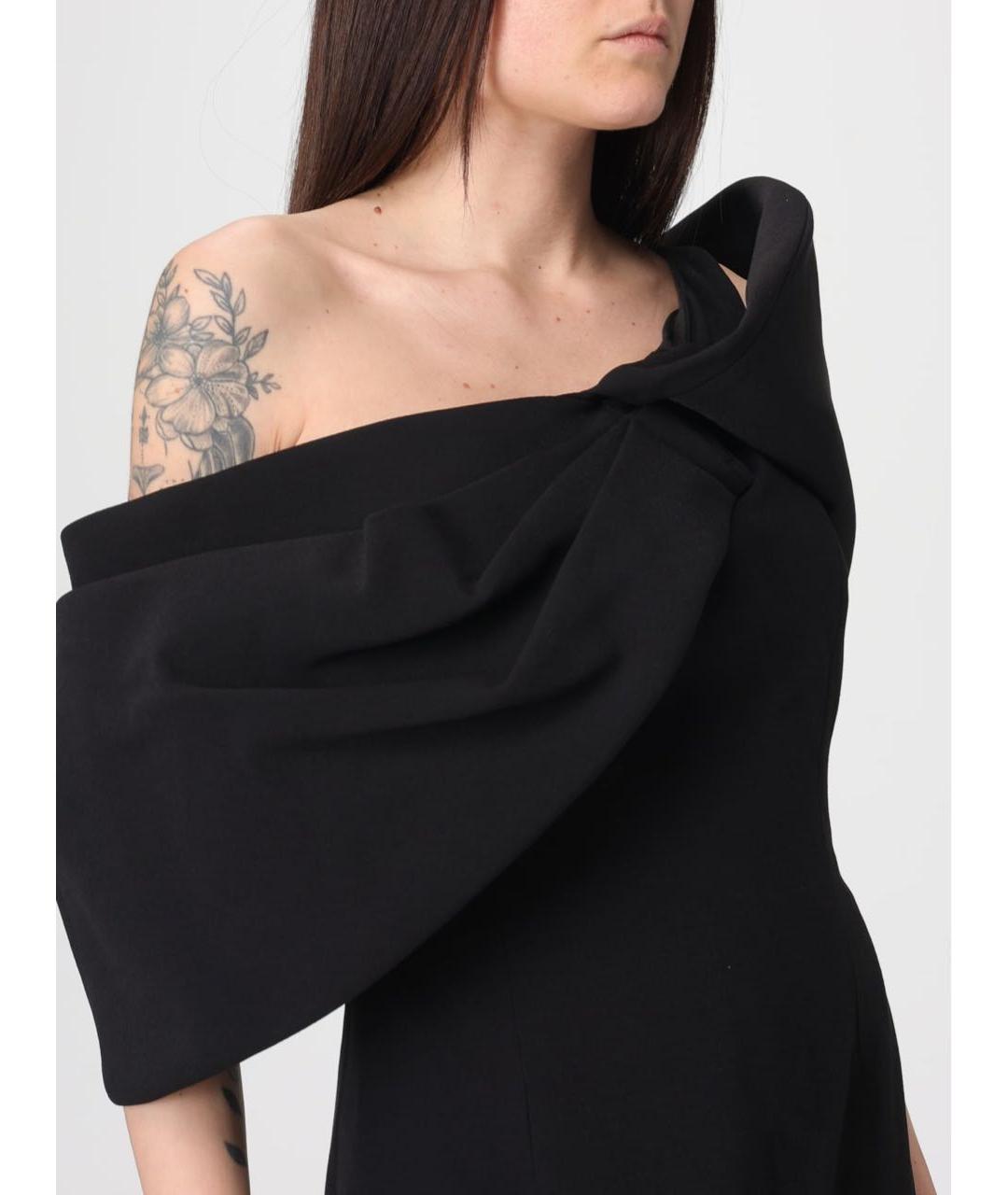 SOLACE LONDON Черное вечернее платье, фото 3