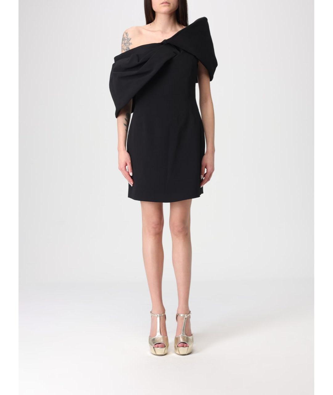 SOLACE LONDON Черное вечернее платье, фото 4