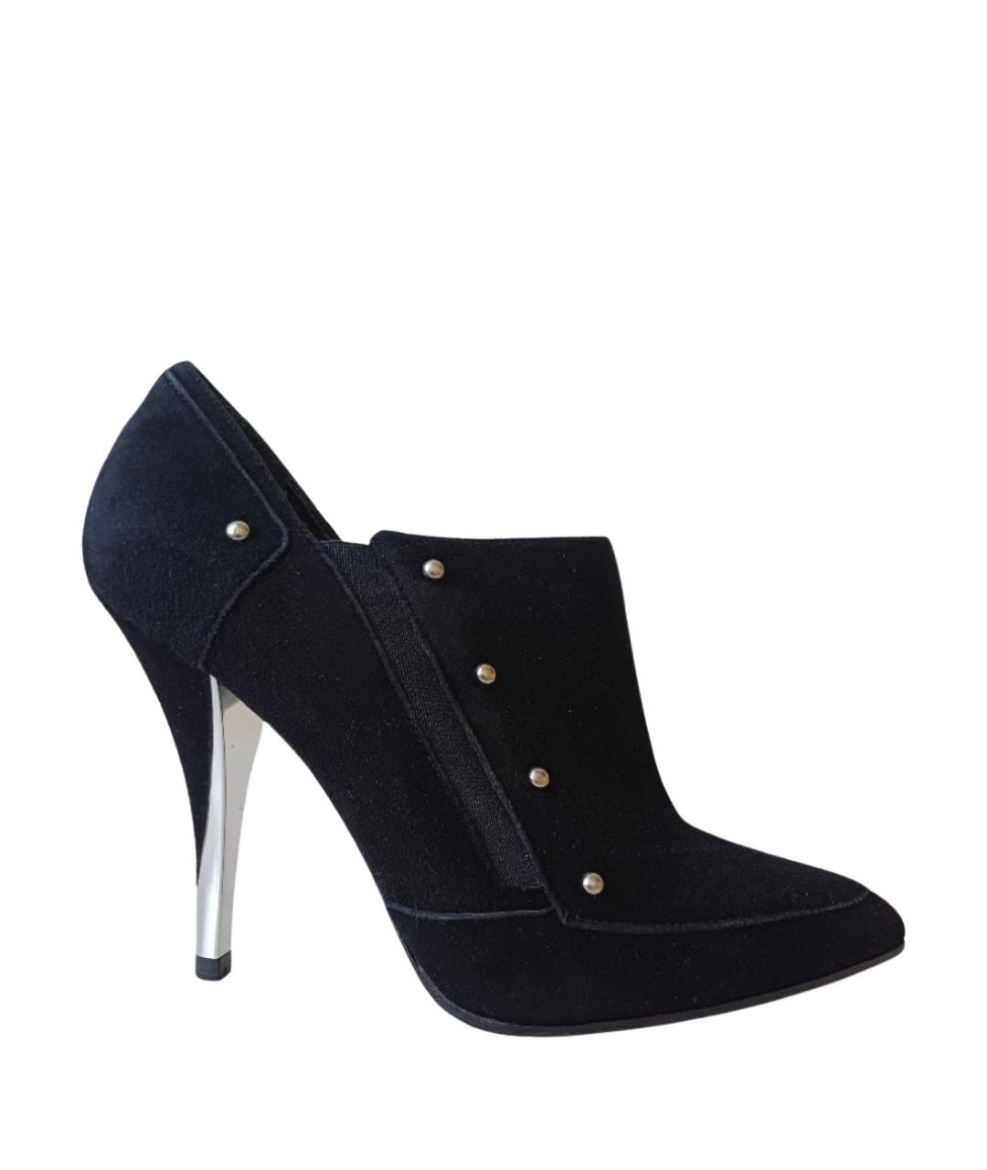 CASADEI Черные замшевые ботильоны, фото 1