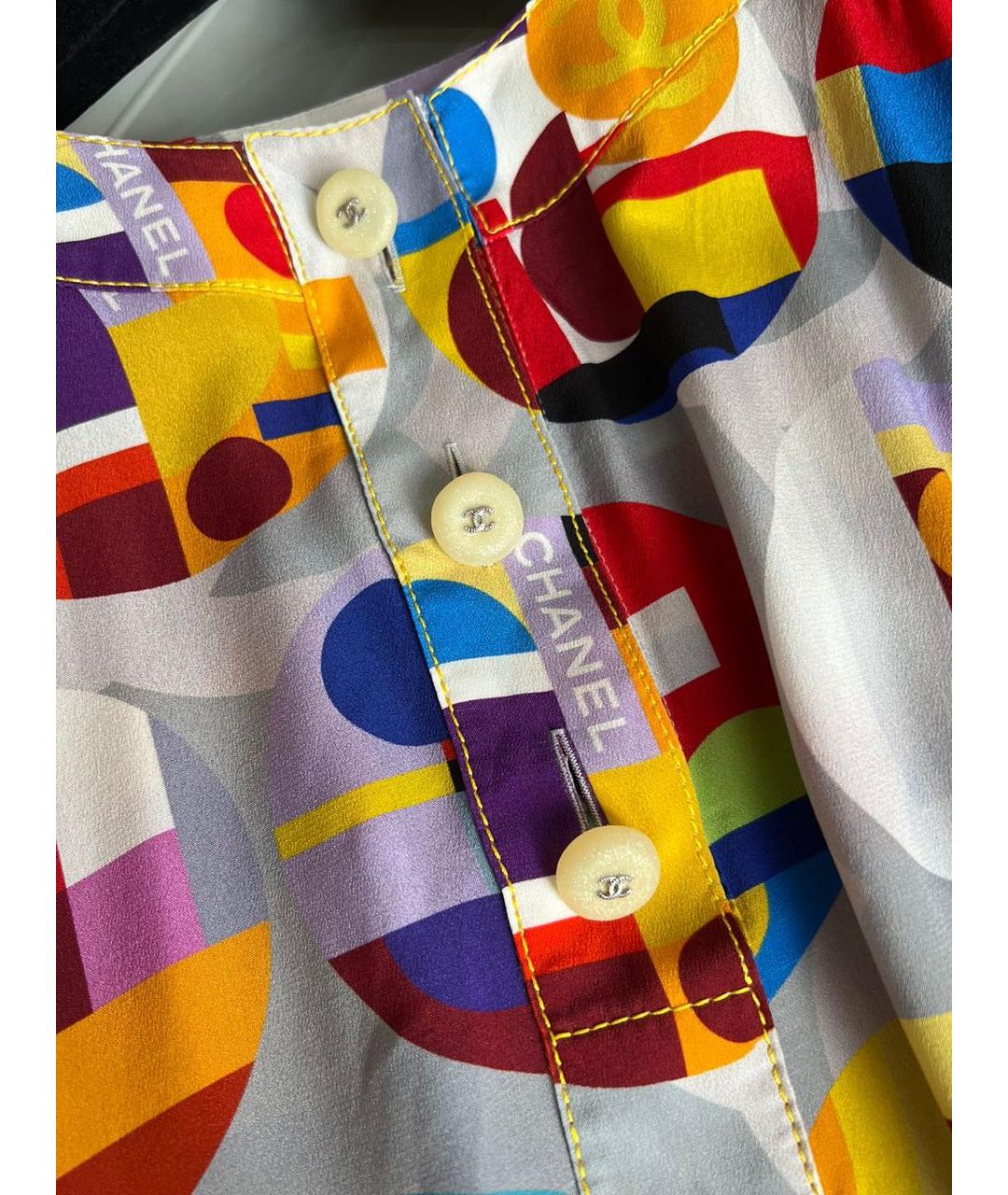 CHANEL Мульти повседневное платье, фото 2