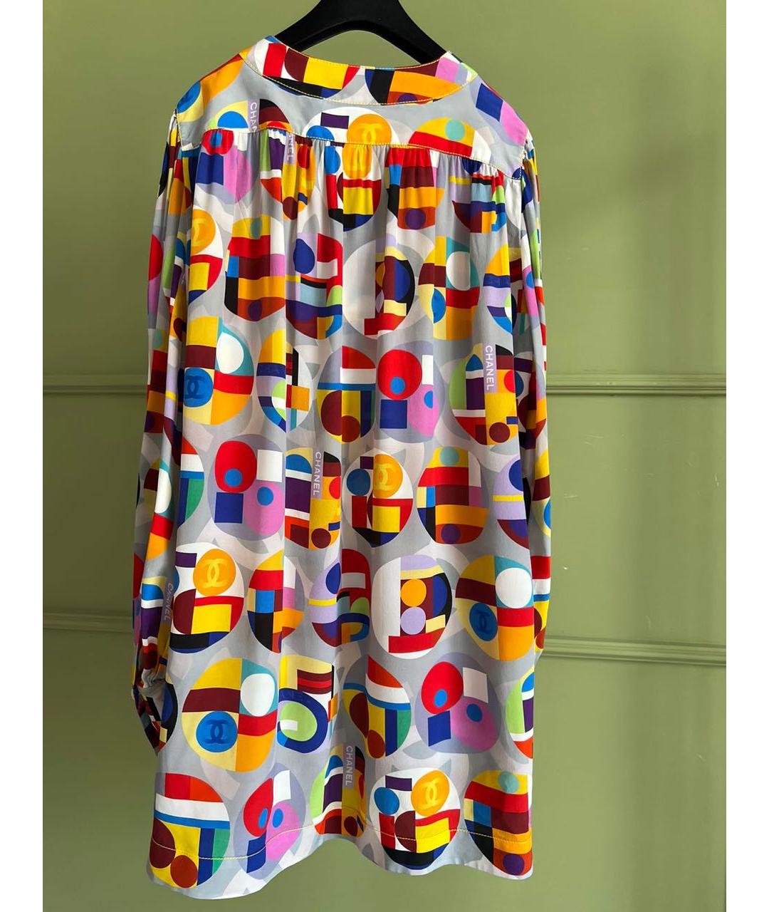 CHANEL Мульти повседневное платье, фото 4