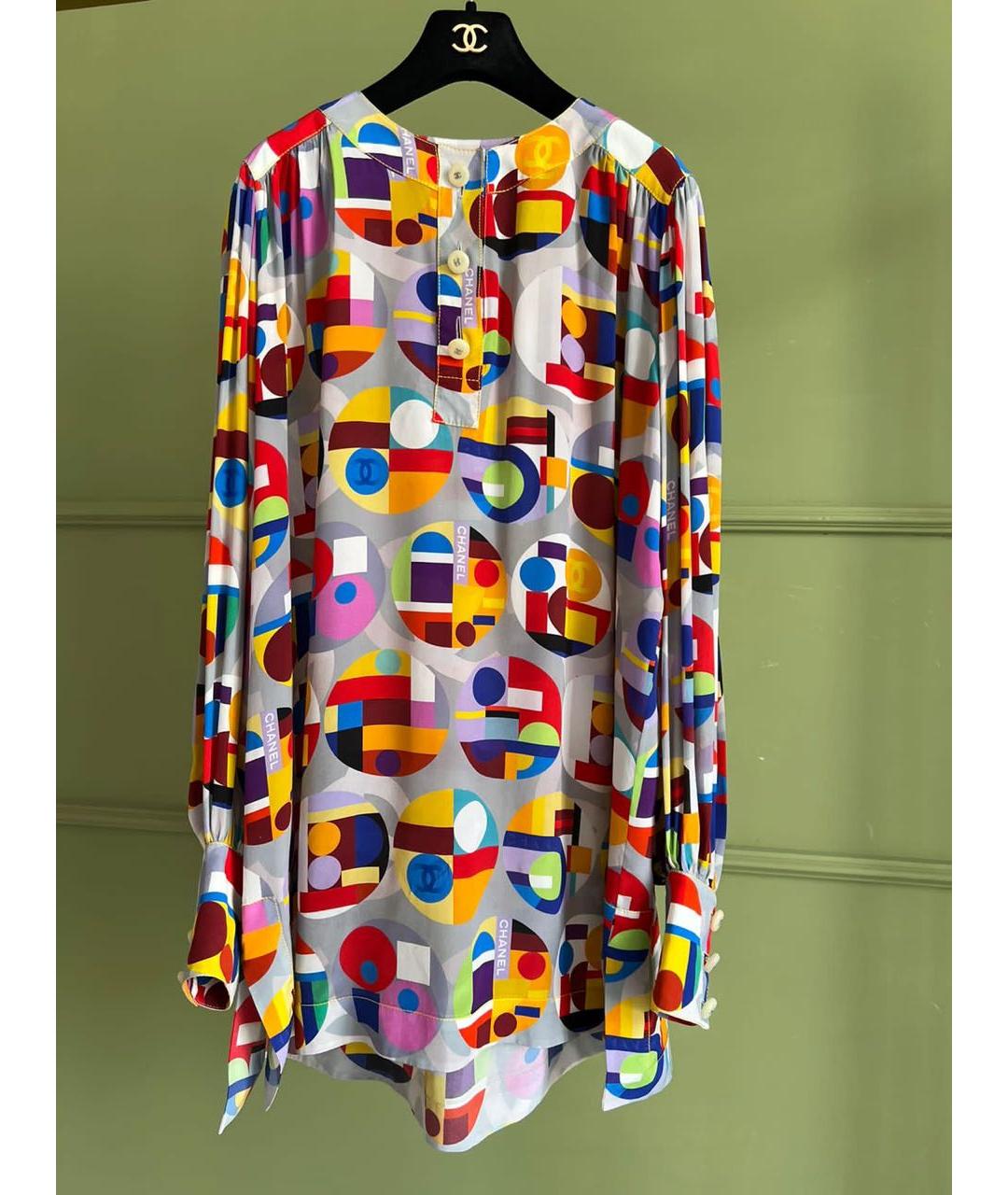 CHANEL Мульти повседневное платье, фото 5