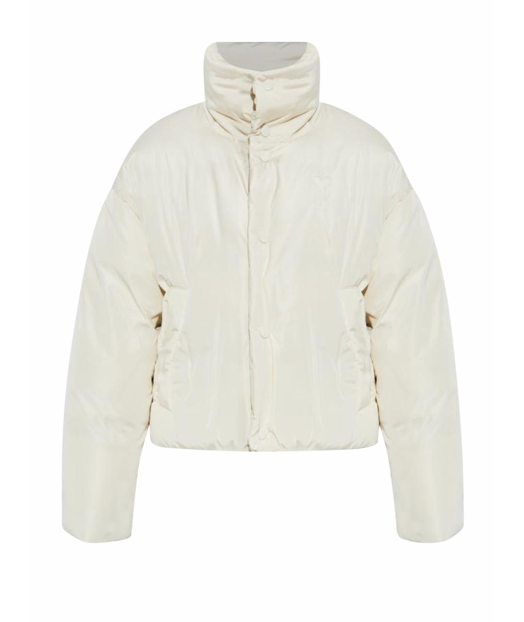 Ami Paris Белая полиэстеровая куртка, фото 1