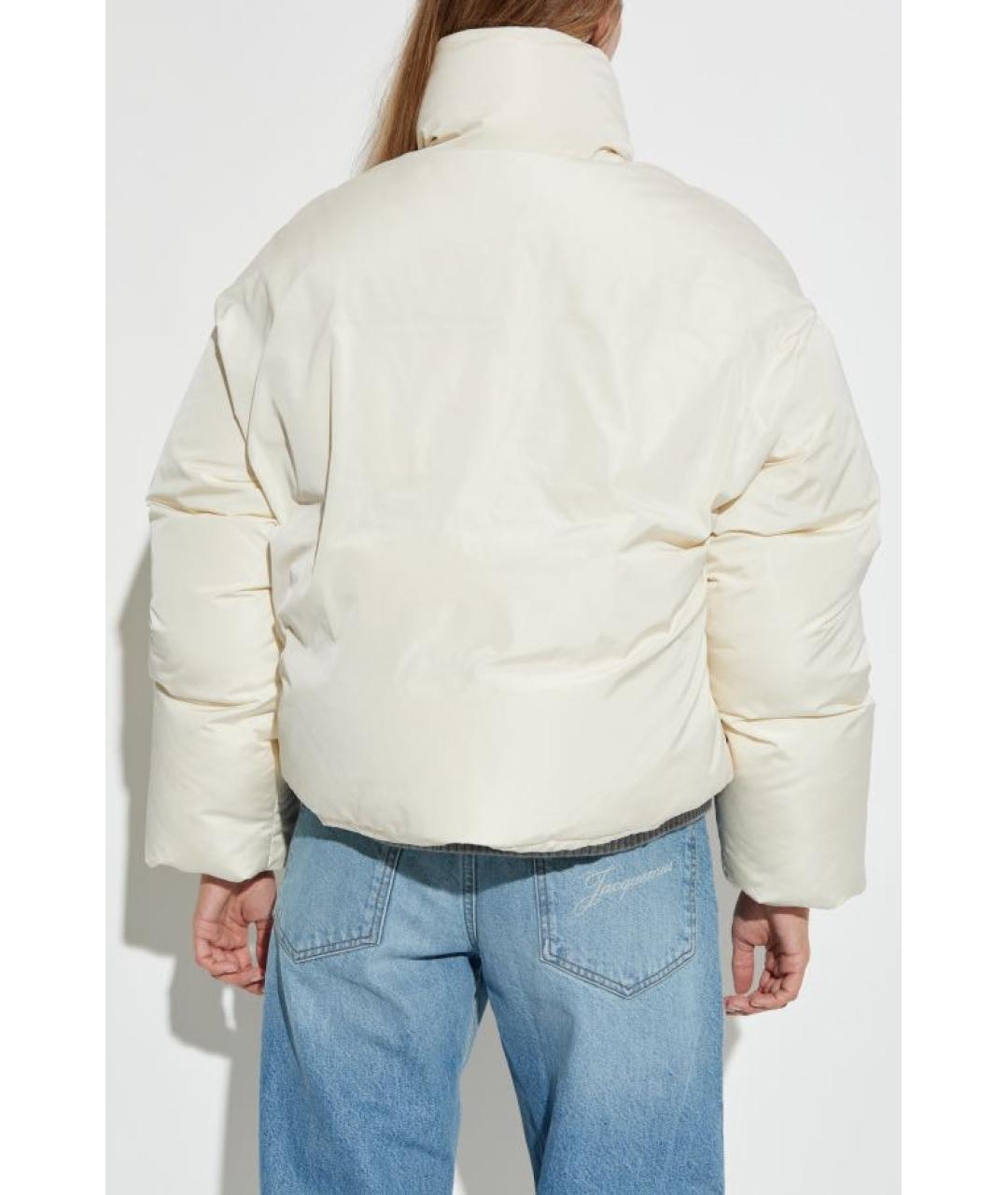 Ami Paris Белая полиэстеровая куртка, фото 4