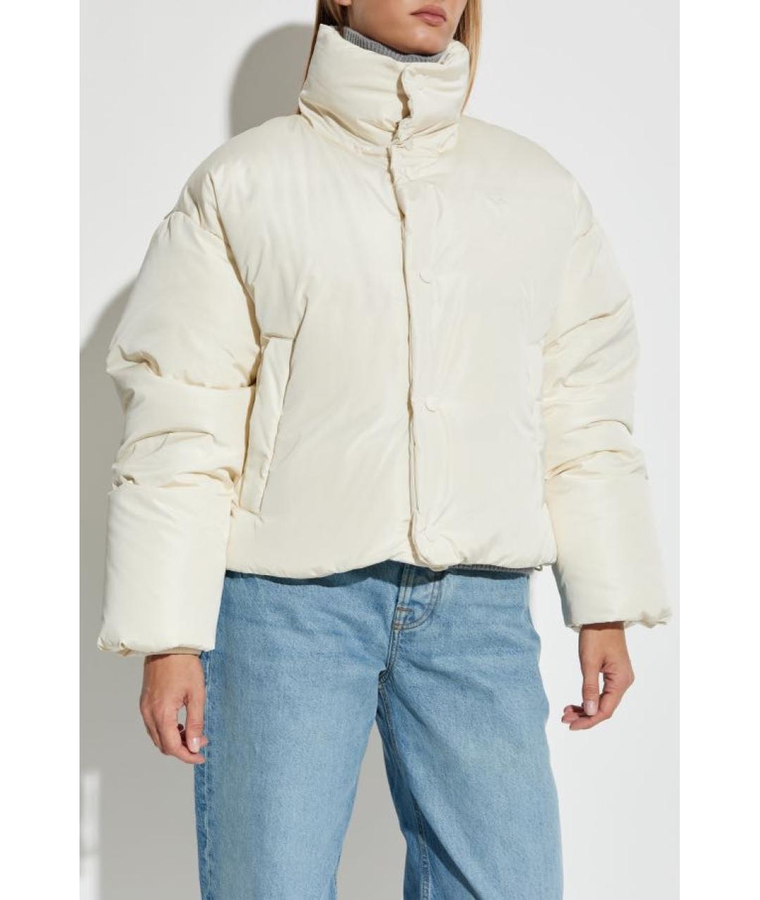 Ami Paris Белая полиэстеровая куртка, фото 2