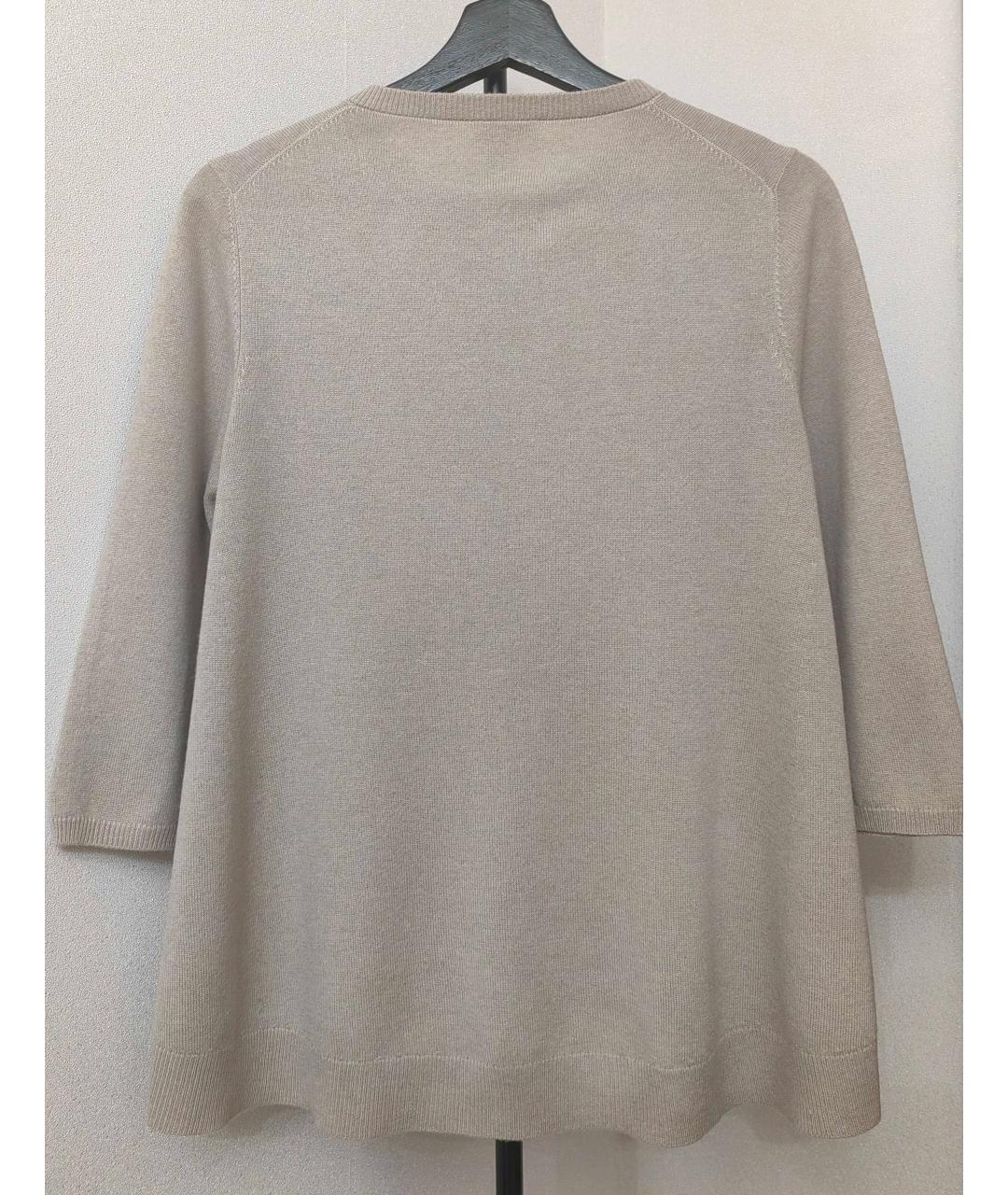 BRUNELLO CUCINELLI Бежевый кашемировый кардиган, фото 2