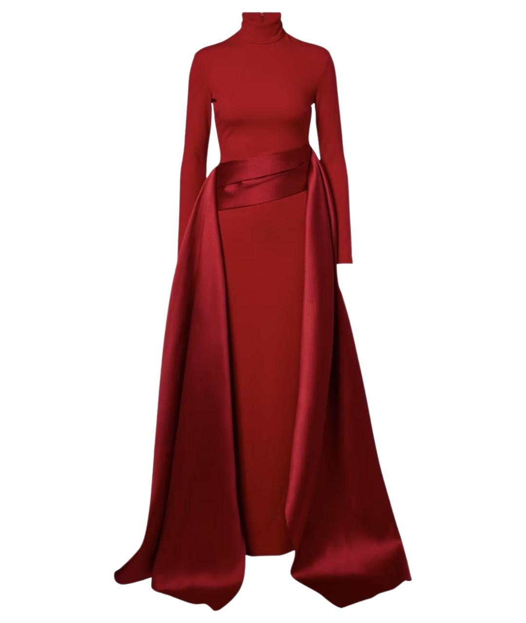 SOLACE LONDON Красное полиэстеровое вечернее платье, фото 1