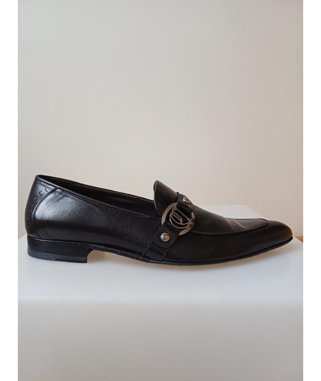 CASADEI Черные кожаные лоферы, фото 8