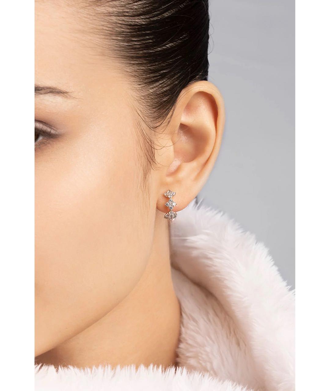 APM Monaco Белые серьги, фото 2