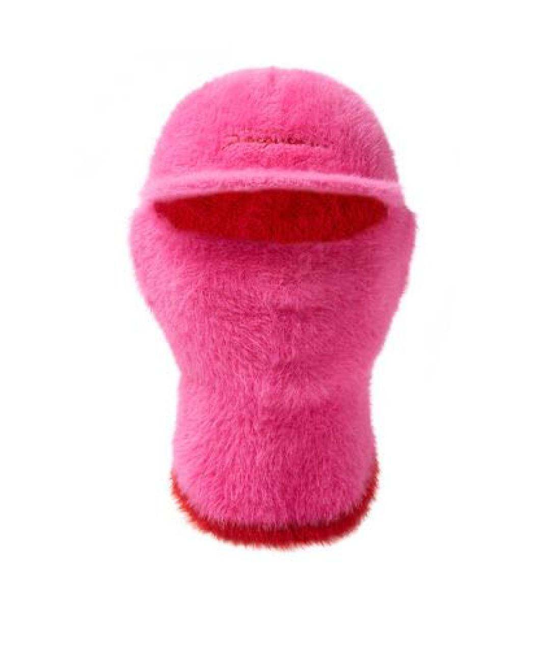 JACQUEMUS Розовый синтетический капюшон, фото 1