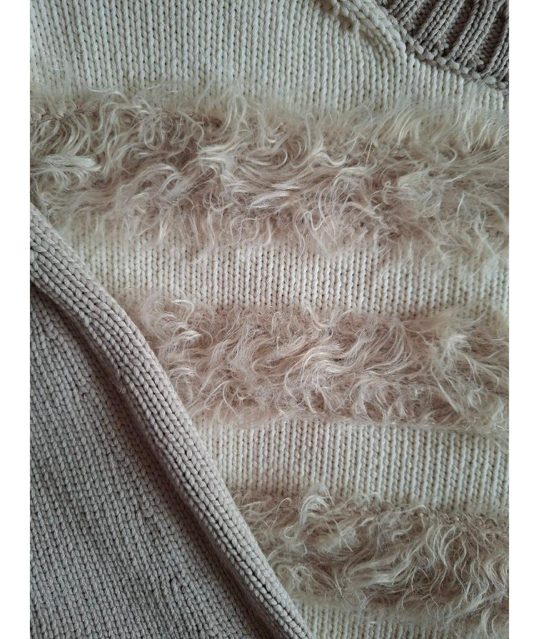 WEEKEND MAX MARA Серый хлопковый джемпер / свитер, фото 4