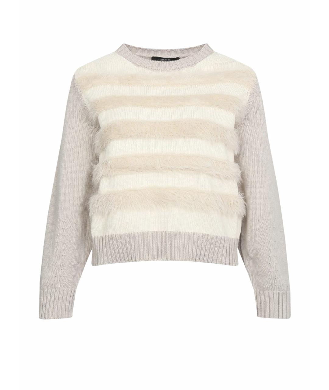 WEEKEND MAX MARA Серый хлопковый джемпер / свитер, фото 1