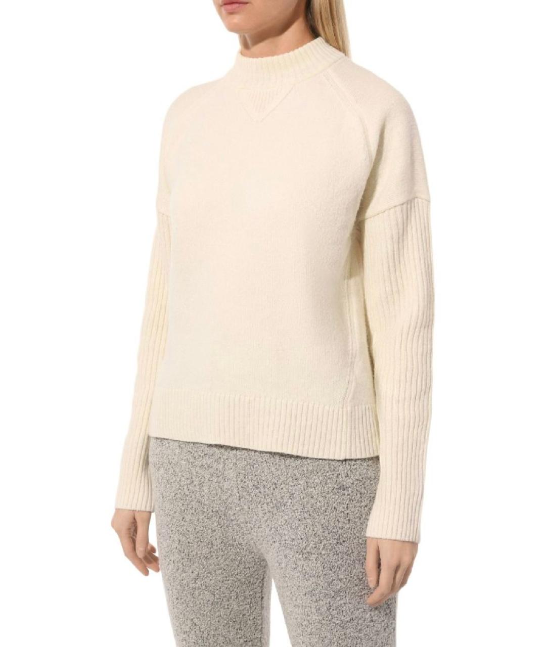 HUGO BOSS Бежевый шерстяной джемпер / свитер, фото 8