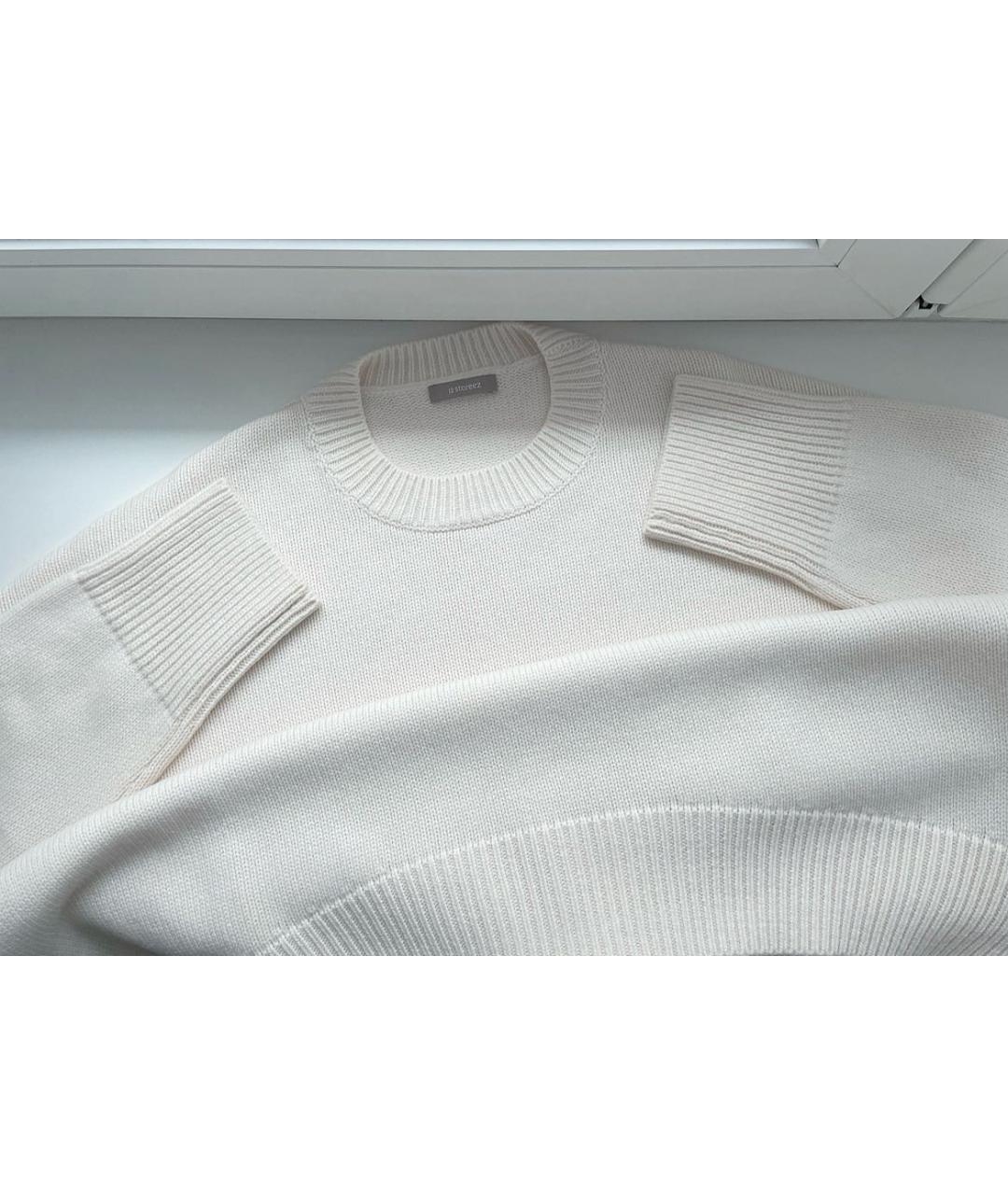 12 STOREEZ Белый кашемировый джемпер / свитер, фото 7