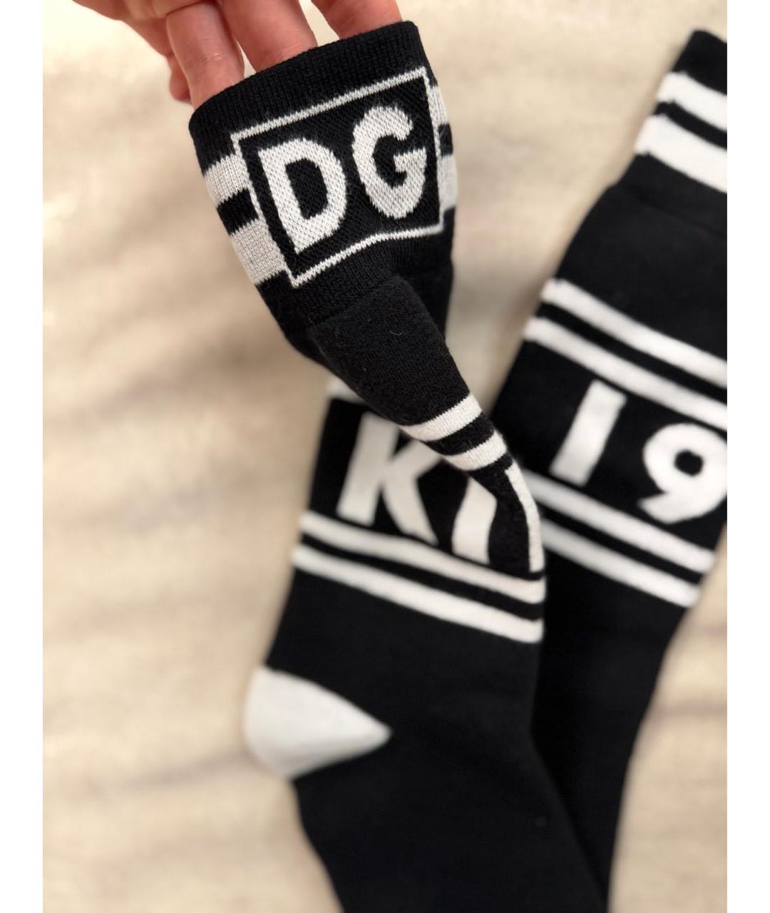 DOLCE&GABBANA Черные носки, чулки и колготы, фото 3