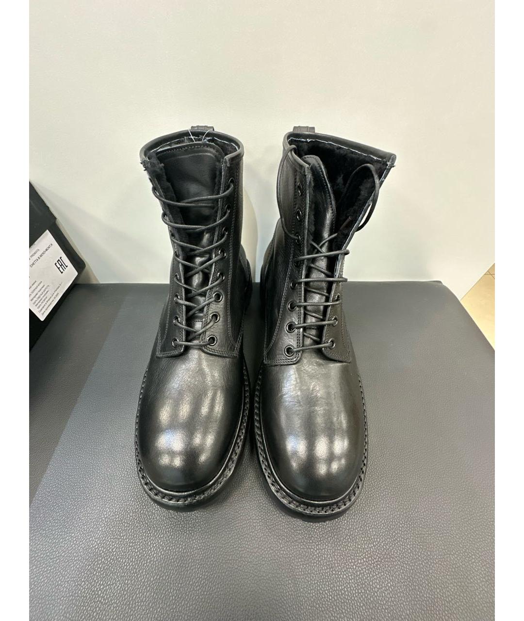 PREMIATA Черные кожаные высокие ботинки, фото 2