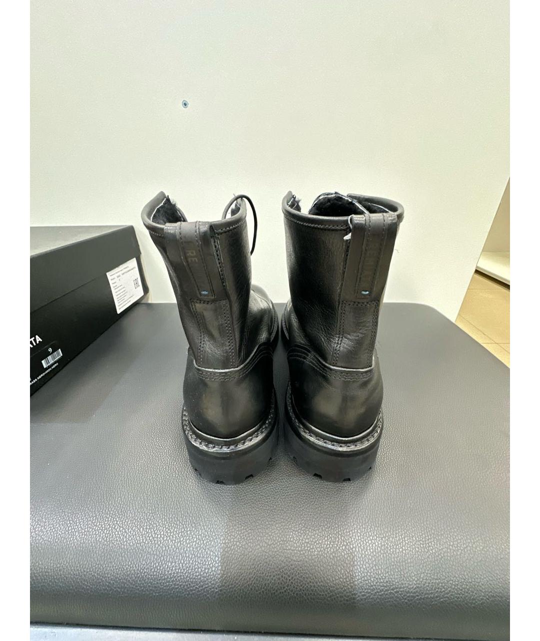 PREMIATA Черные кожаные высокие ботинки, фото 4