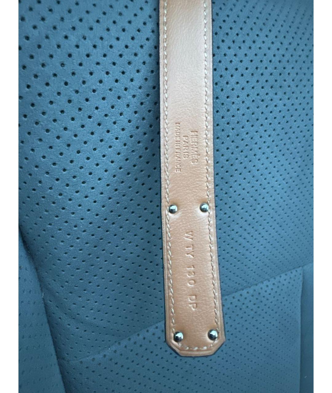 HERMES Черный кожаный ремень, фото 5