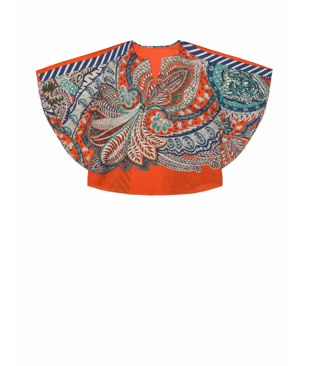 HERMES Мульти шелковая блузы, фото 1