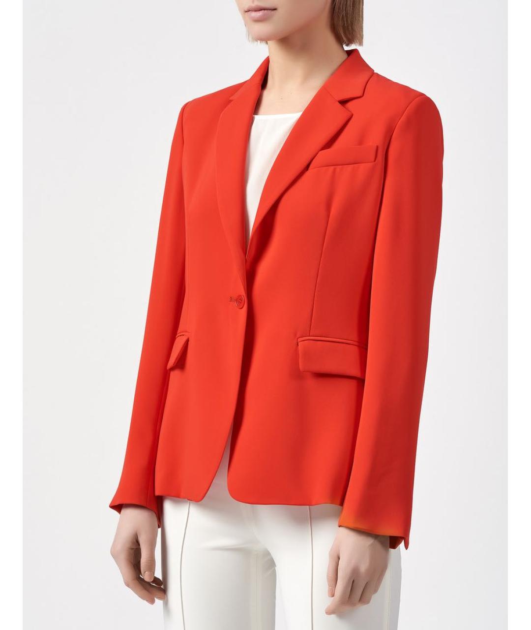 P.A.R.O.S.H. Красный ацетатный жакет/пиджак, фото 2