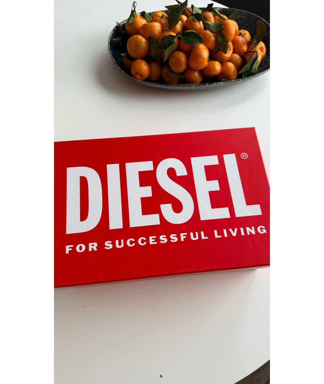 DIESEL Серые кожаные туфли, фото 6