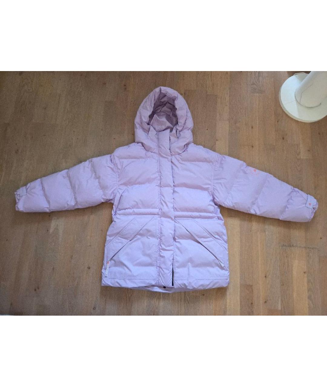 ADIDAS BY STELLA MCCARTNEY Розовый полиэстеровый пуховик, фото 5