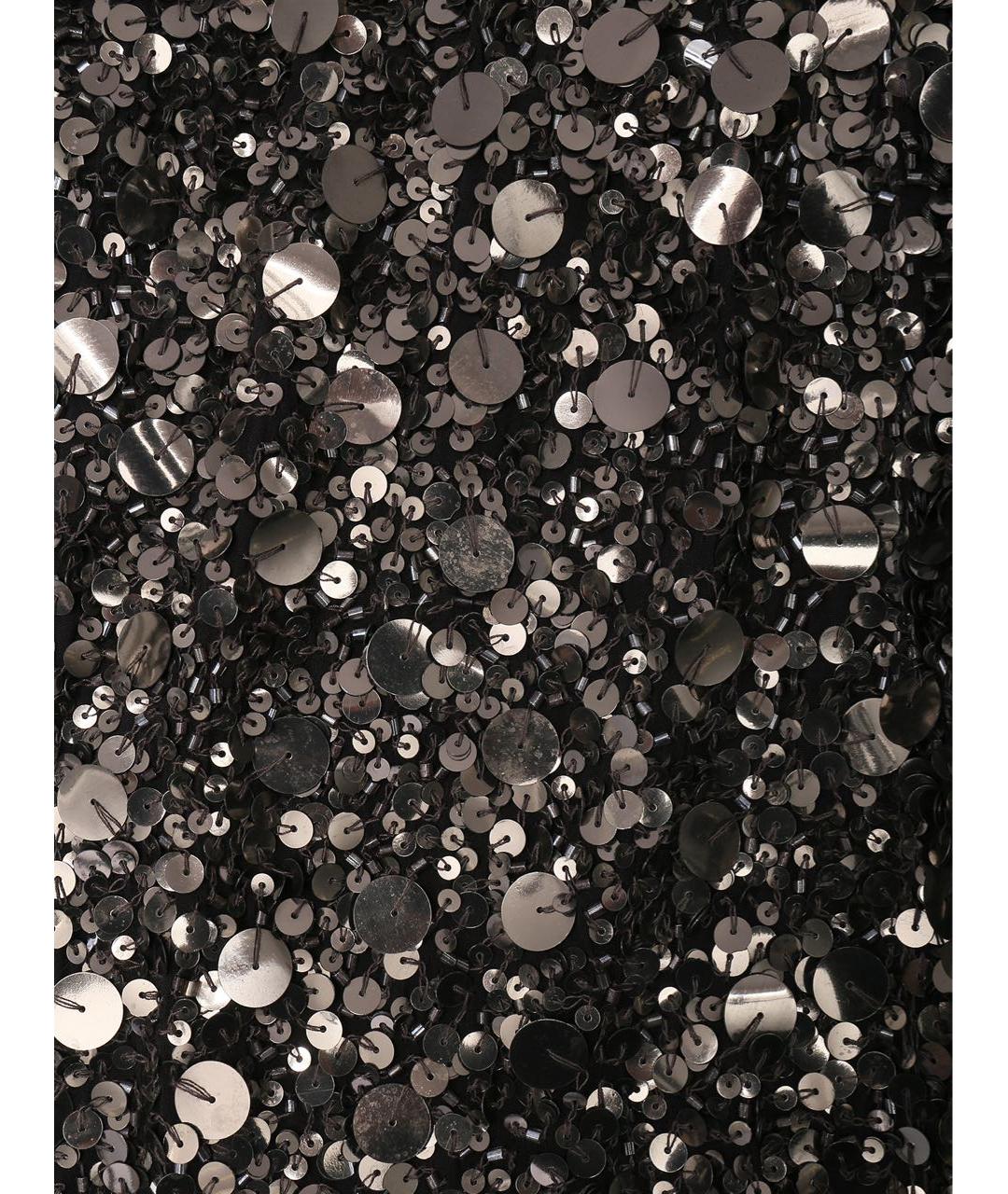 P.A.R.O.S.H. Бежевая полиэстеровая юбка миди, фото 4