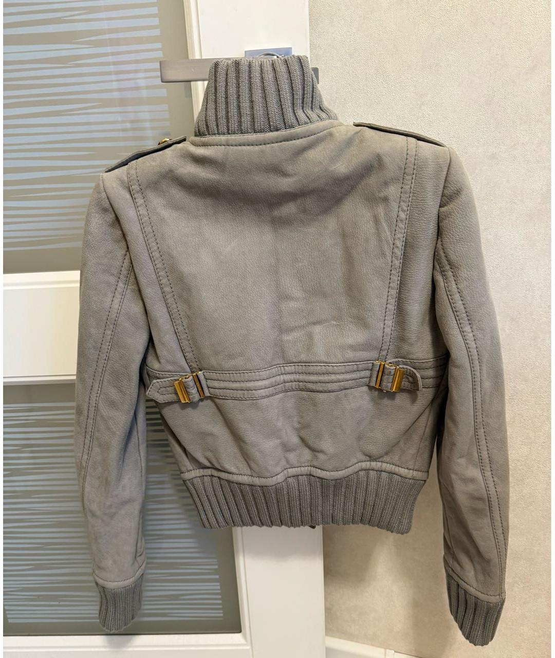 GUCCI Бежевый замшевый жакет/пиджак, фото 2