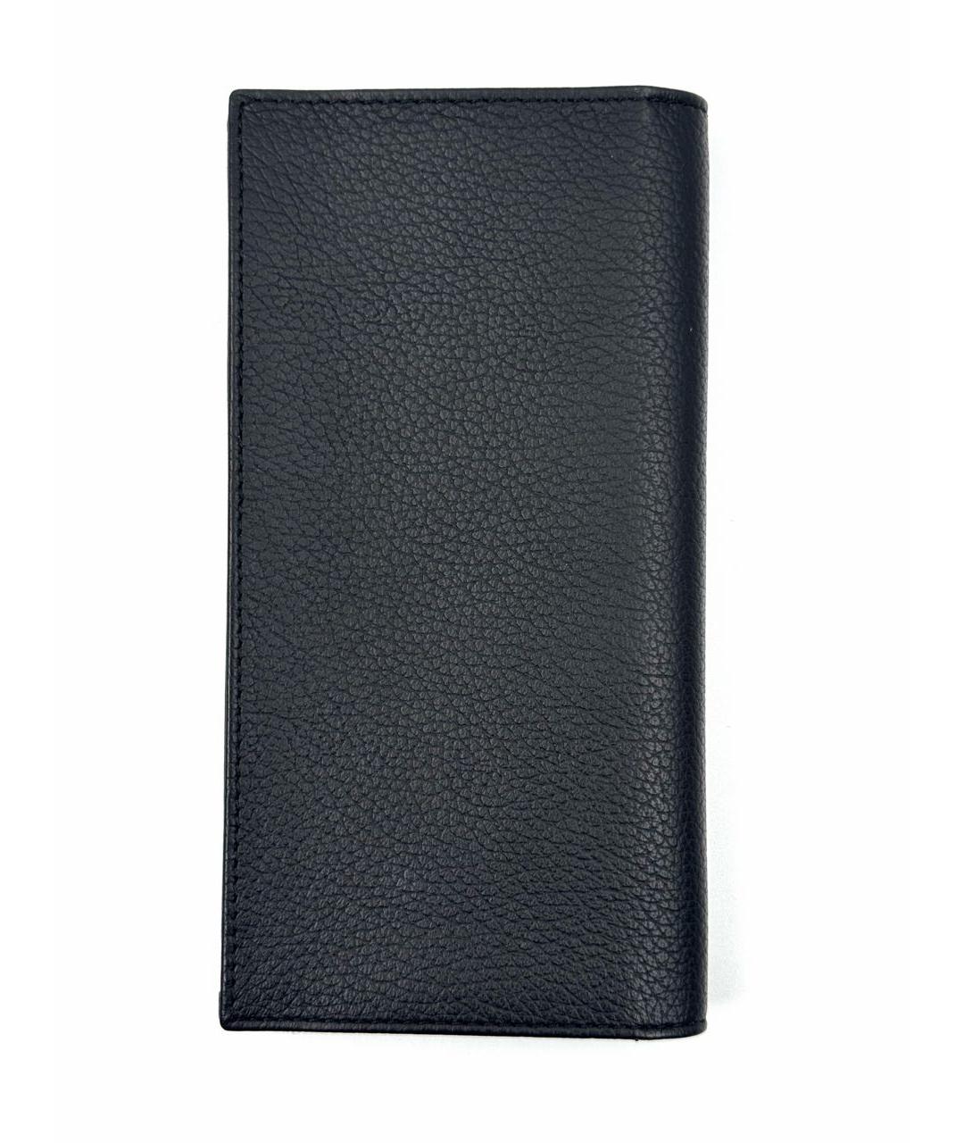 MONTBLANC Черный кожаный кошелек, фото 2