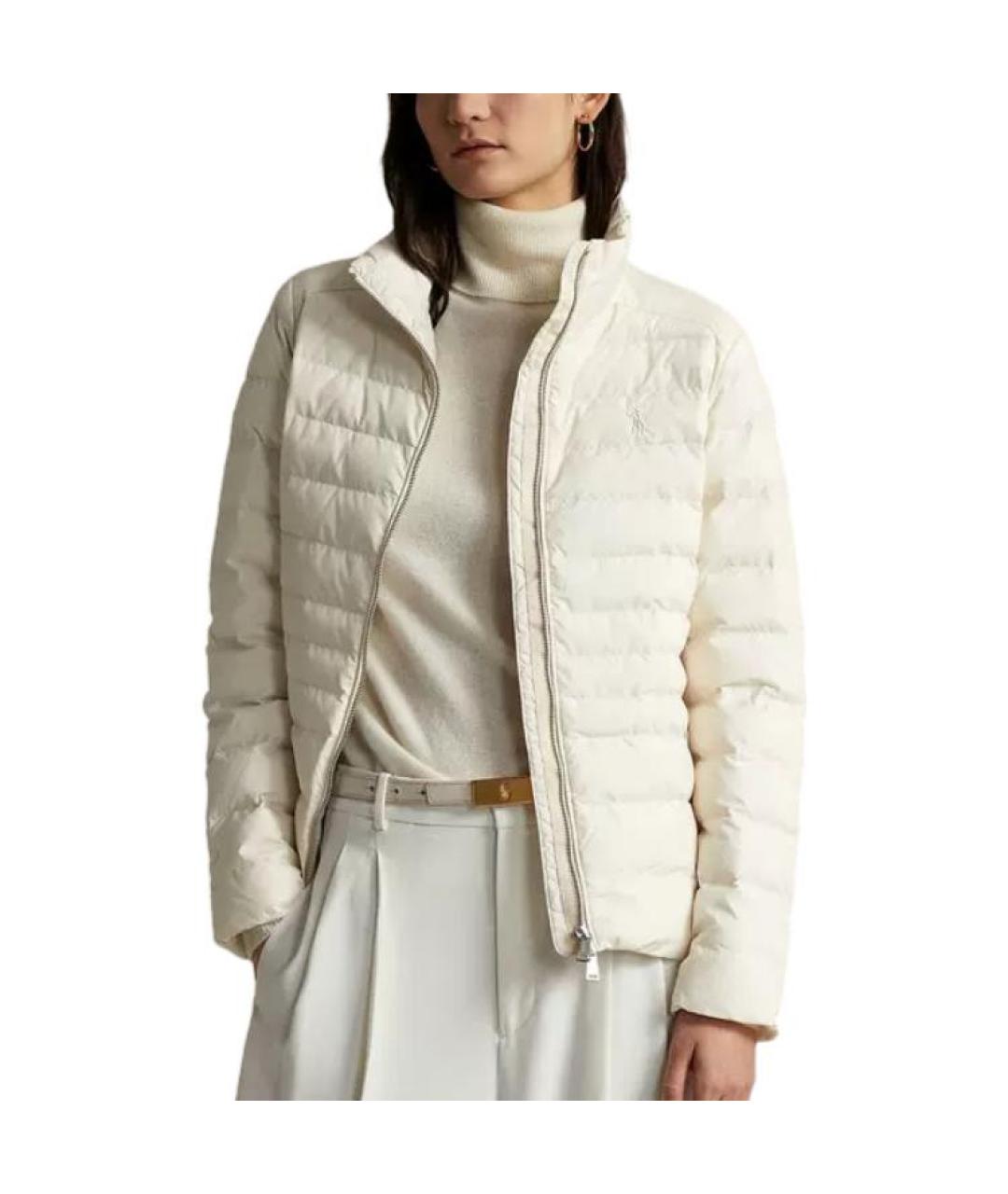 POLO RALPH LAUREN Бежевый пуховик, фото 4