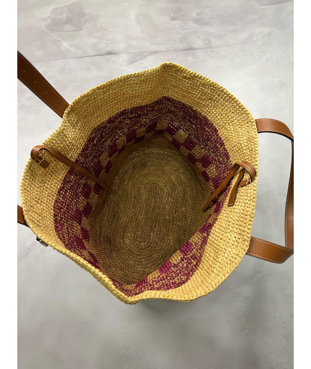 J.W.ANDERSON Коричневая пелетеная сумка тоут, фото 7