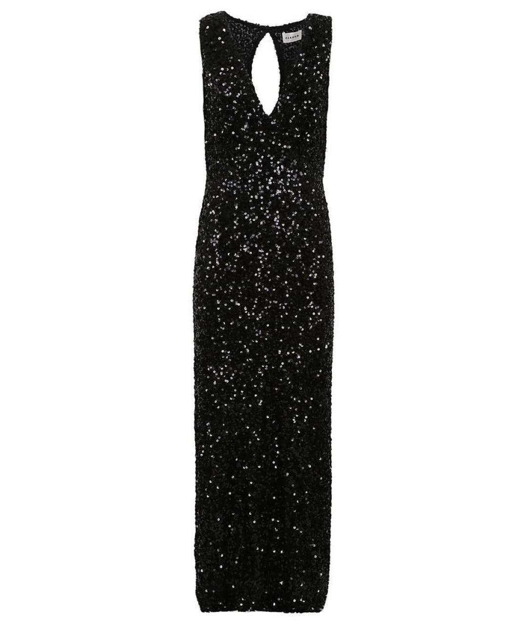 P.A.R.O.S.H. Черное полиэстеровое вечернее платье, фото 4